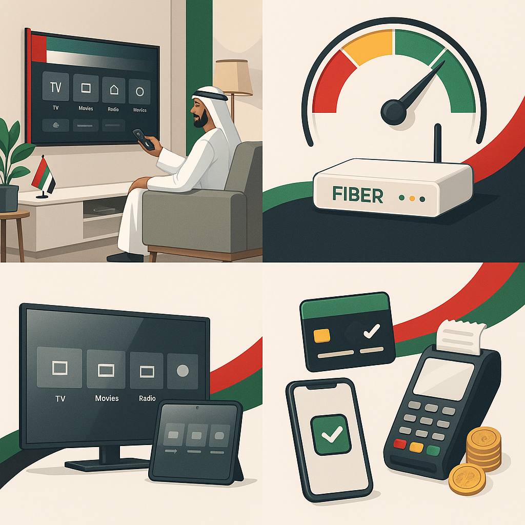 سرعة واستقرار IPTV في الإمارات