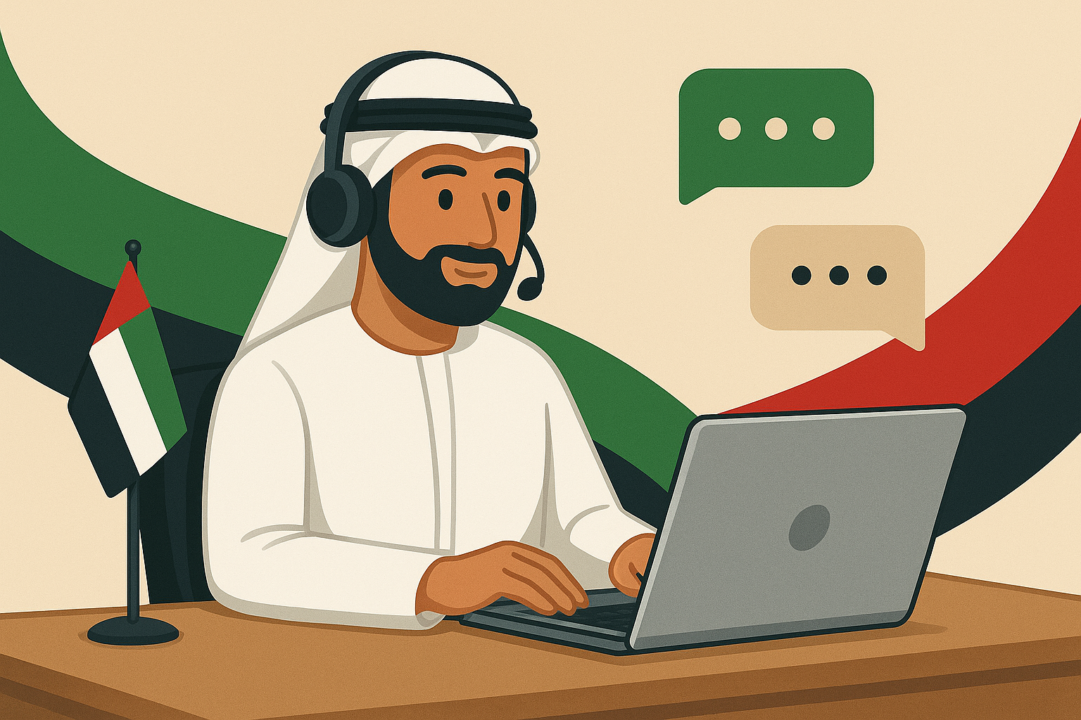 دعم فني متخصص لعملاء الإمارات