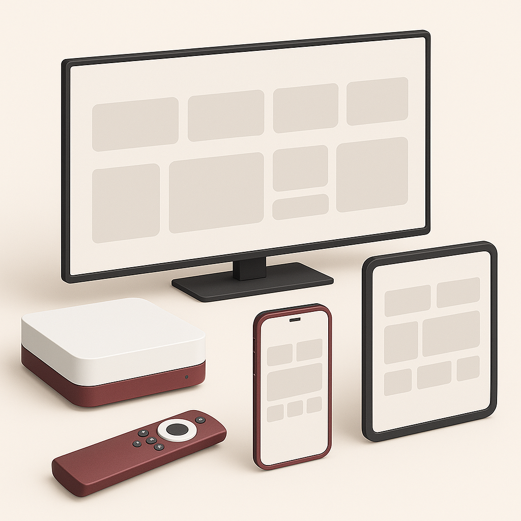 الأجهزة التي يدعمها اشتراك IPTV قطر