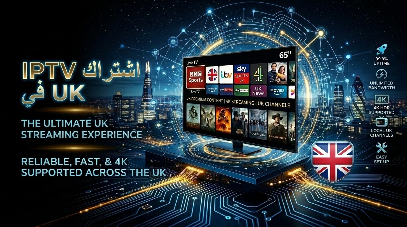 IPTV Subscription UK واشتراك IPTV في بريطانيا للعرب 2026