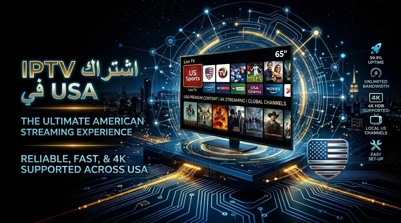 اشتراك IPTV في أمريكا 2026 للعرب المقيمين في الولايات المتحدة